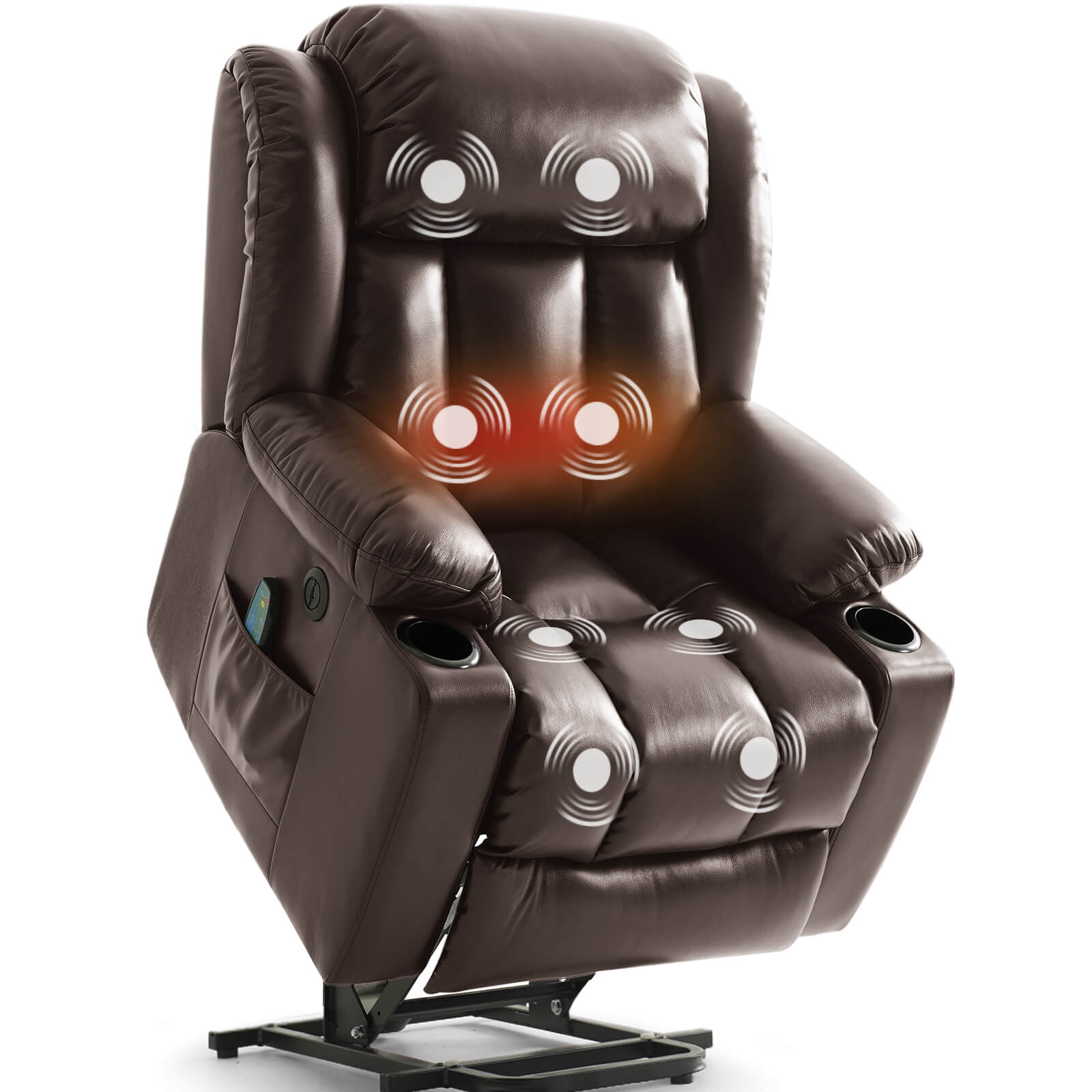Massage Chair Tall Man Rocker Recliner Red Barrel Studio® 41