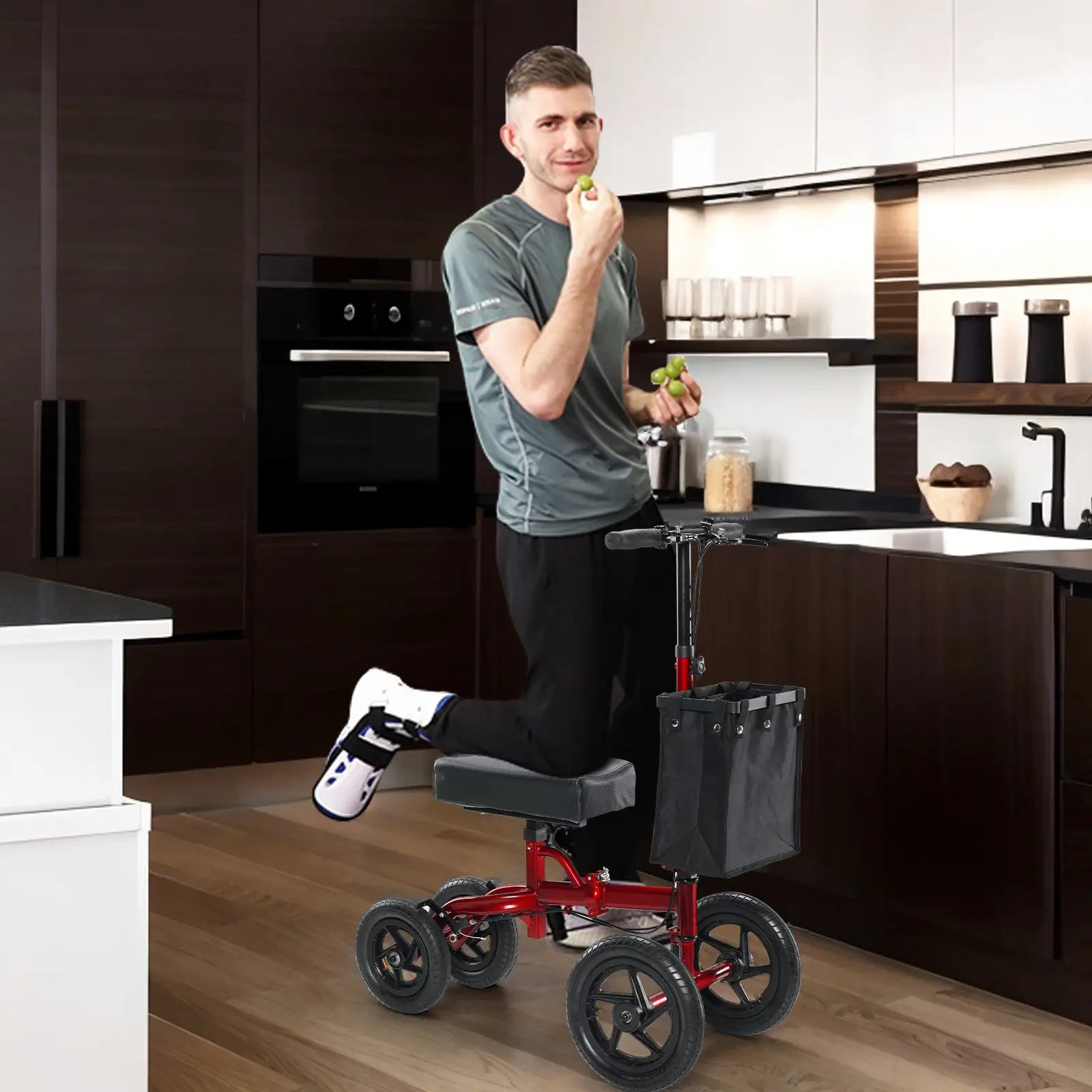 All Terrain Foldable Knee Scooter Walker