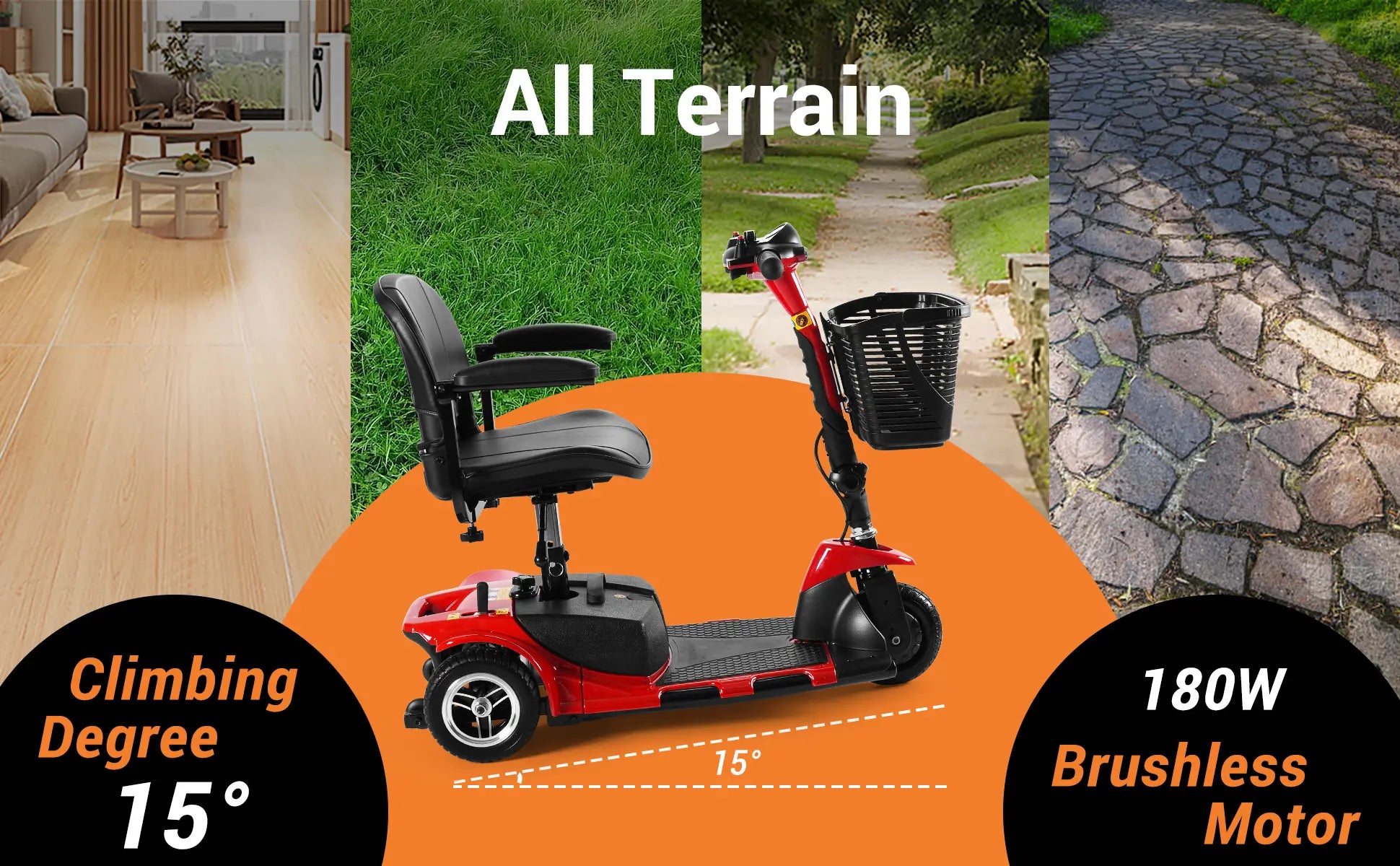 SOULOUT 3 Wheel Scooter All Terrain