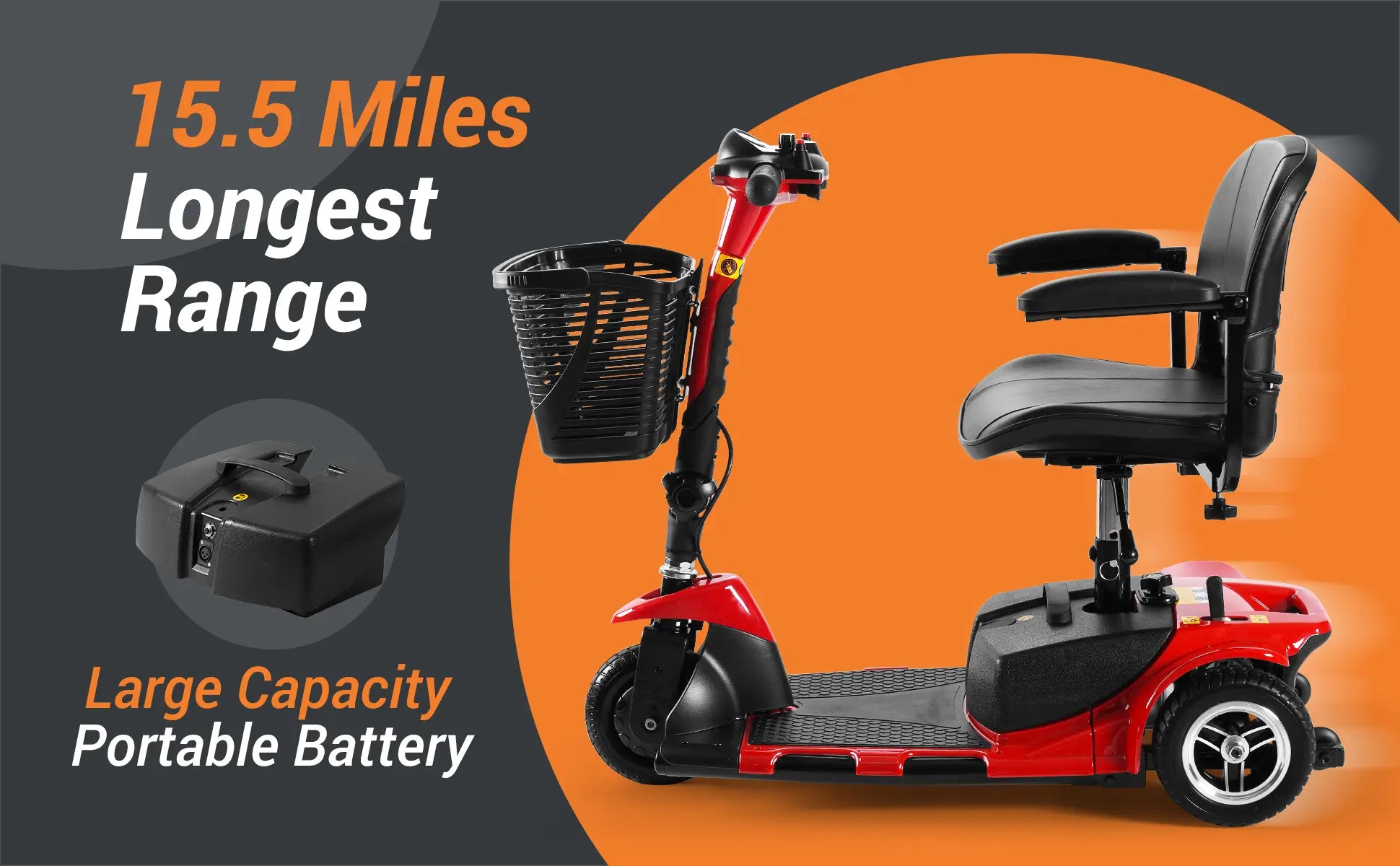 SOULOUT 3 Wheel Scooter Longest Range