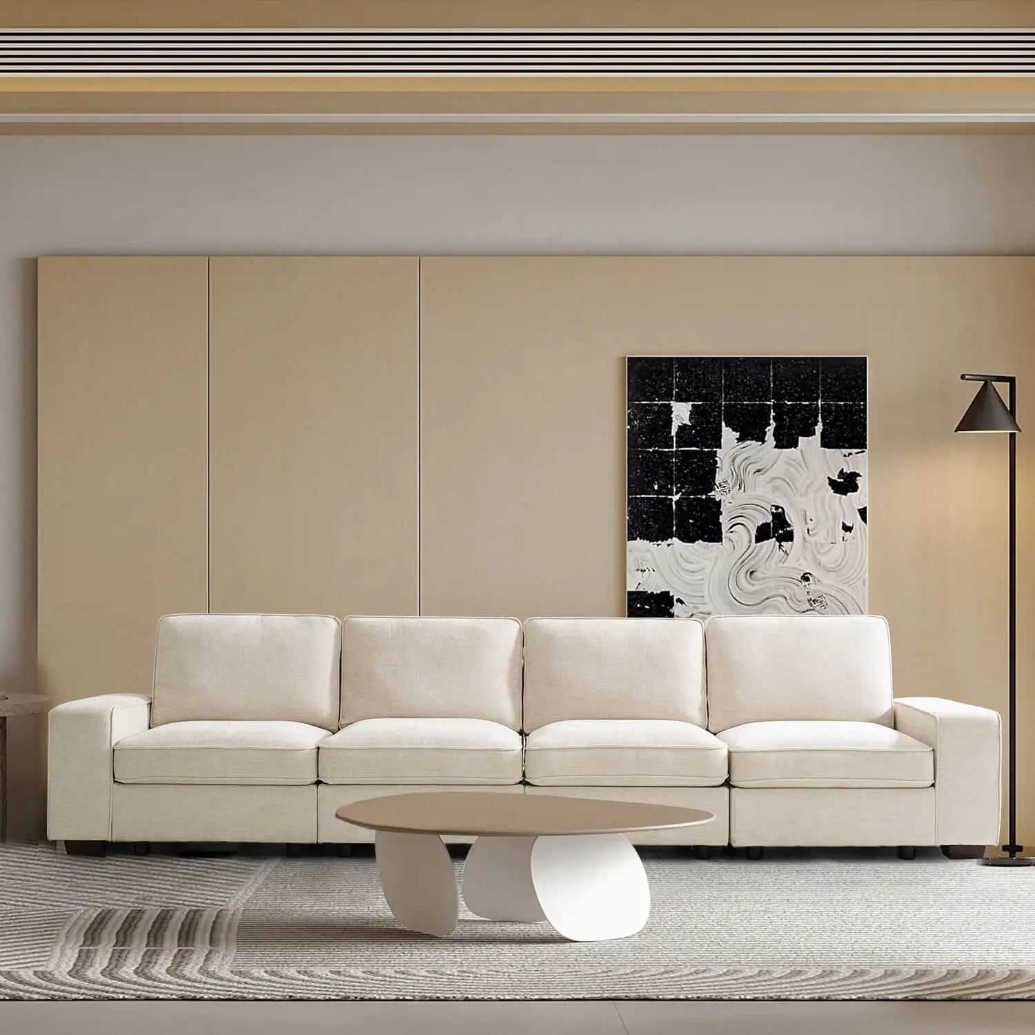 SOULOUT modular sectional sofa with storage - 4 seat#Style_Four Seat
