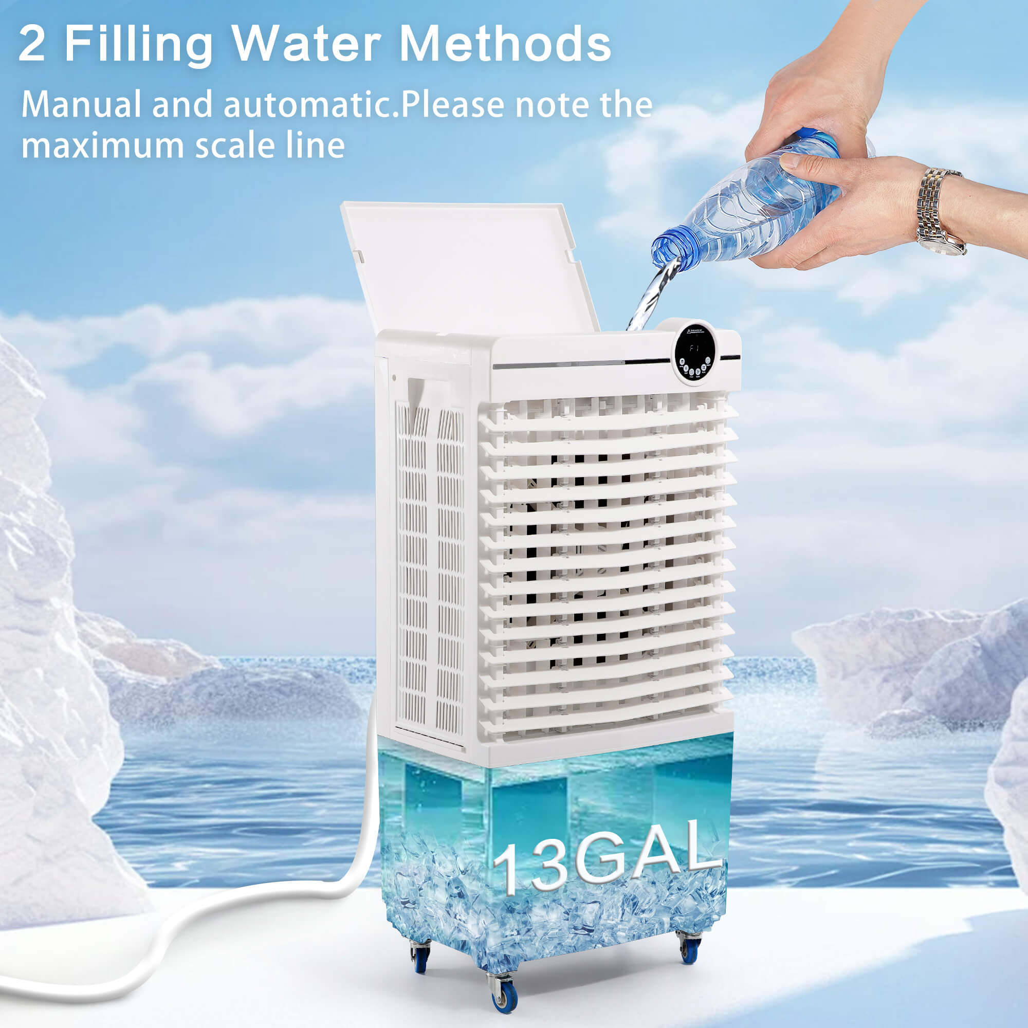 Evaporative Air Cooler 6500CFM#Style_4800 CFM