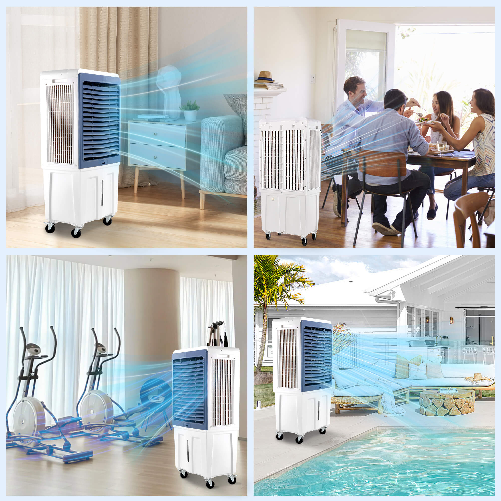 Evaporative Air Cooler 6500CFM#Style_6500 CFM