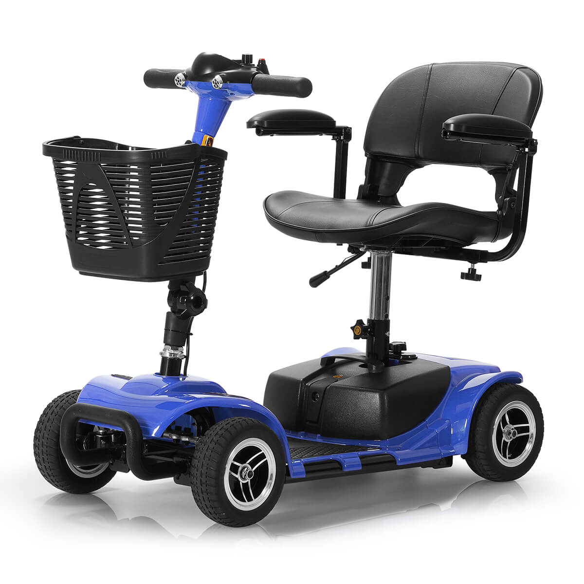 4 Wheel Electric Mobility Scooter#Color_Blue