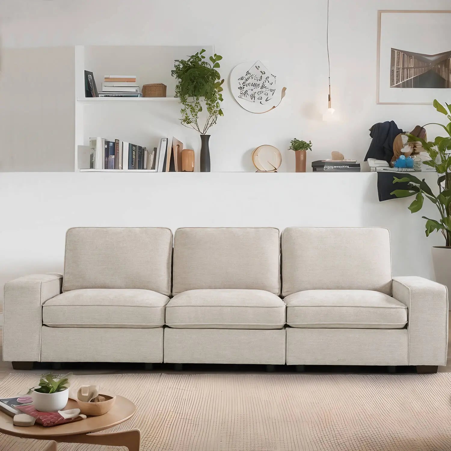 SOULOUT modular sectional sofa with storage -3 seat#Style_Three Seat