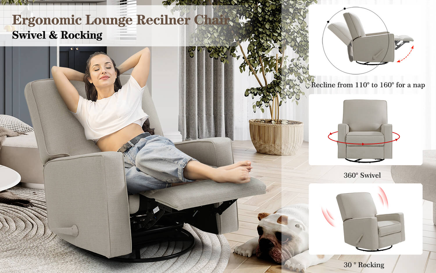 Heller snuggler manual recliner hot sale