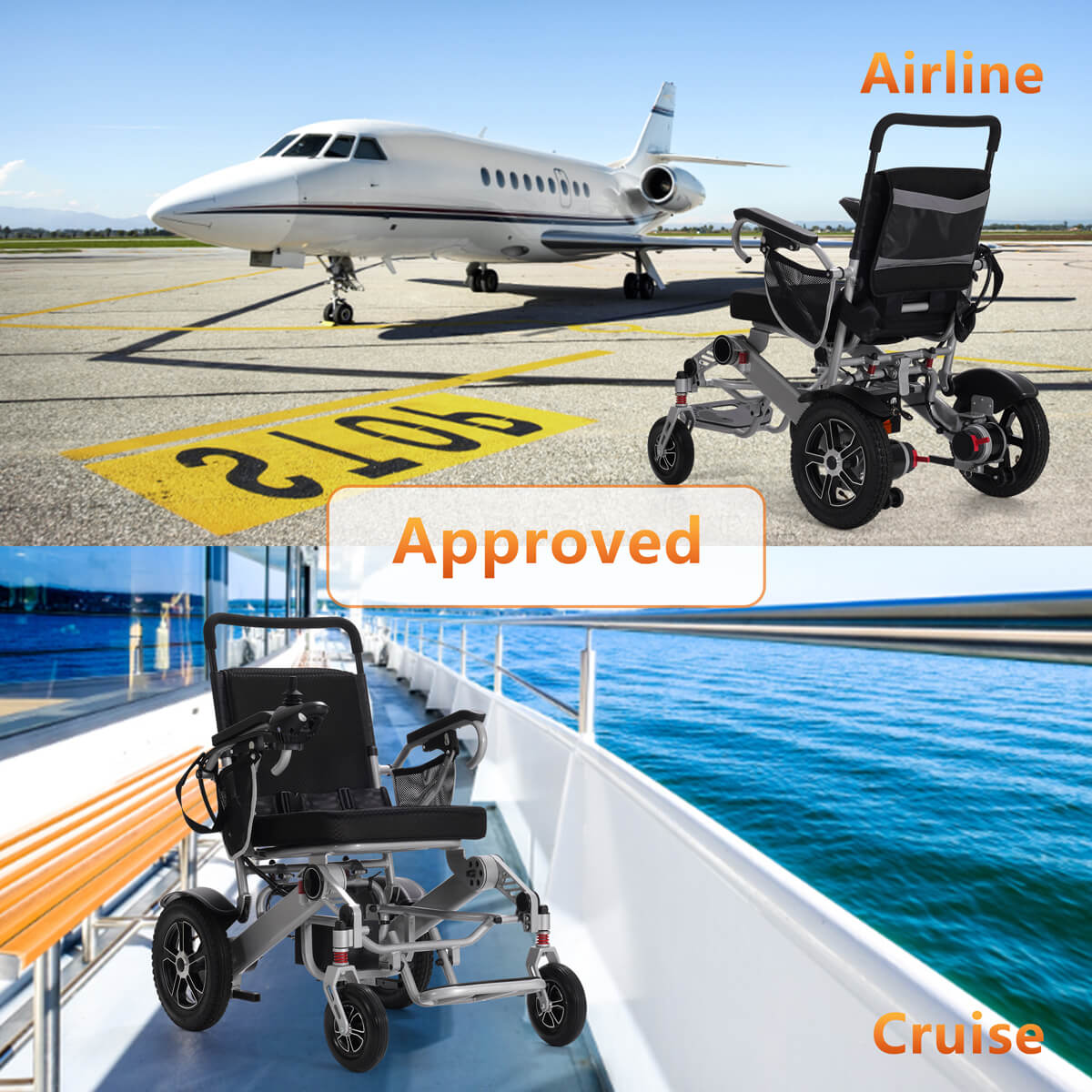 Portable Travel Power Wheelchair - Airline Approved