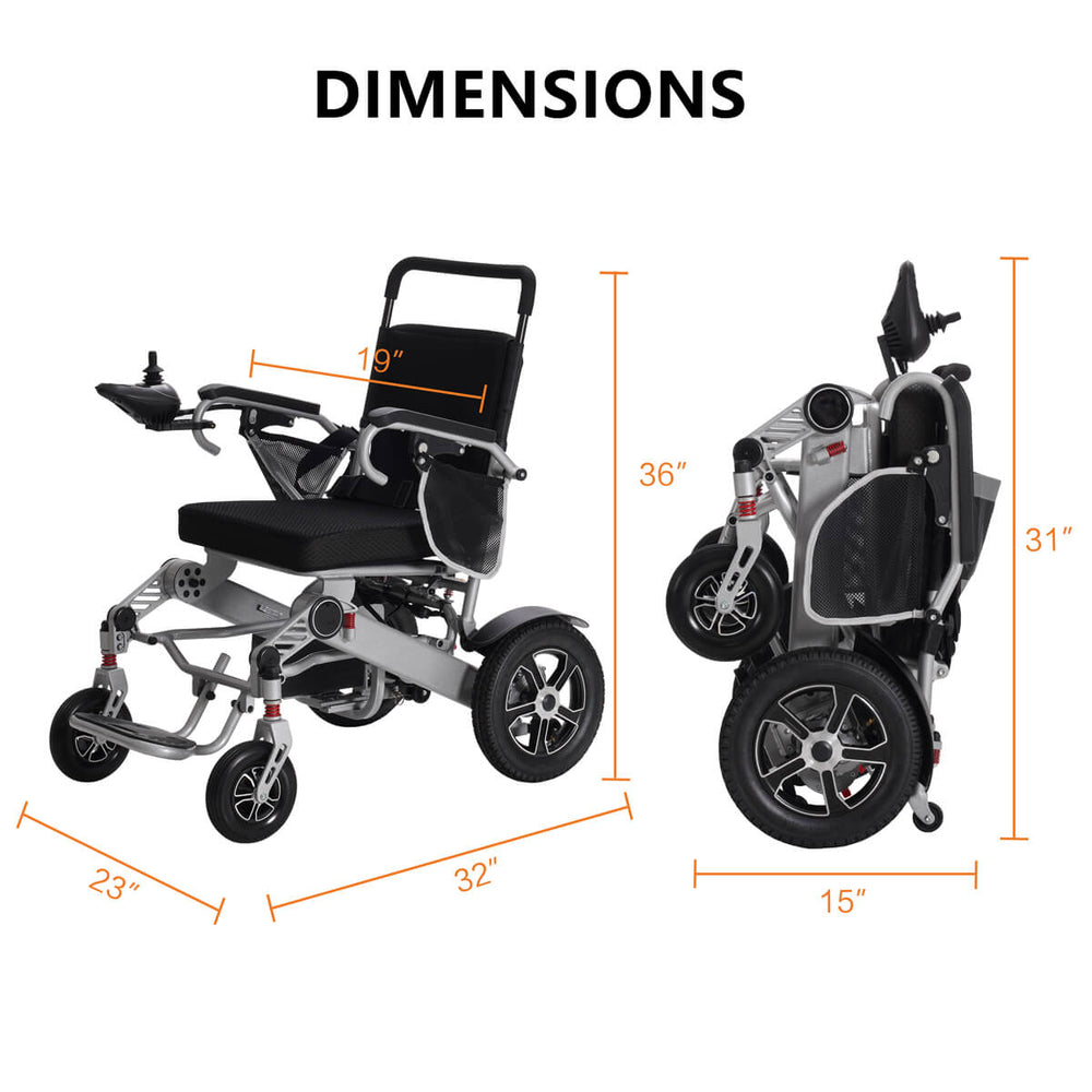 Portable All Terrain Power Wheelchair