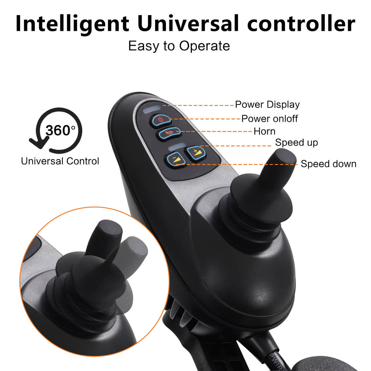 Soulout electric wheelchair controller