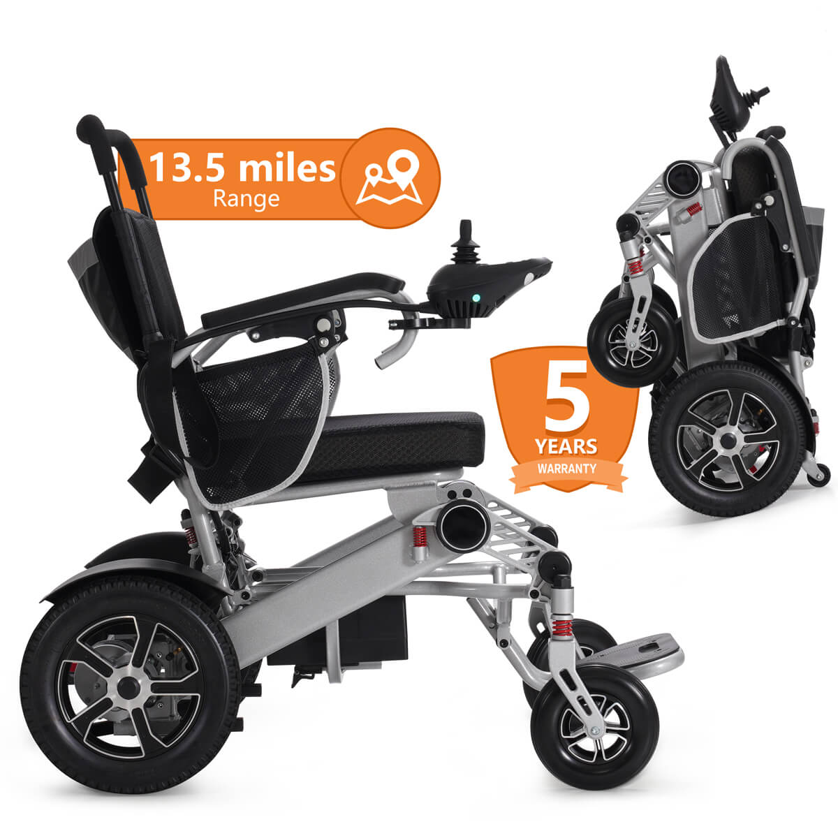 Soulout Portable Folding Electric Power Wheelchair warranty