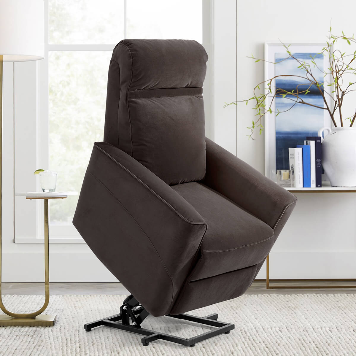 Soulout 8022 Power Lift Chair with Kneading Massage brown